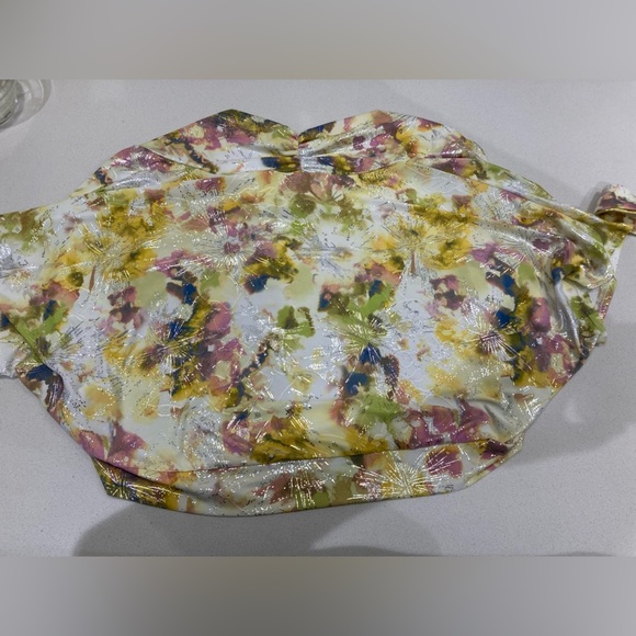 fireworks pattern vintage Artex made in Canada bolero shrug and dress set - Picture 14 of 16